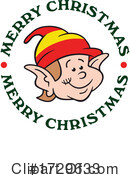 Christmas Elf Clipart #1729633 by Johnny Sajem