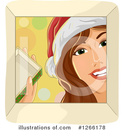 Royalty-Free (RF) Christmas Gift Clipart Illustration by BNP Design Studio - Stock Sample #1266178