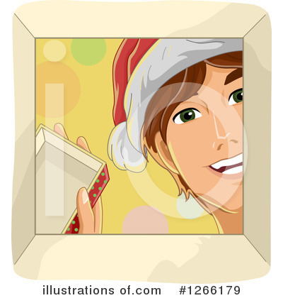 Royalty-Free (RF) Christmas Gift Clipart Illustration by BNP Design Studio - Stock Sample #1266179