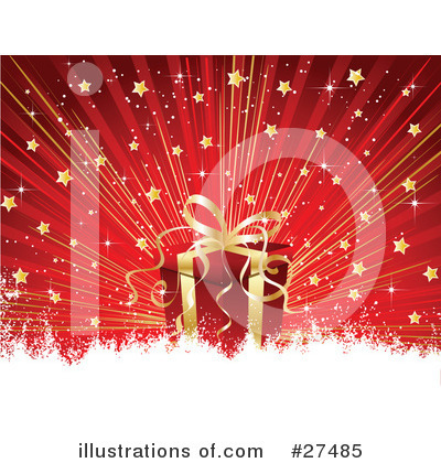Royalty-Free (RF) Christmas Gift Clipart Illustration by KJ Pargeter - Stock Sample #27485