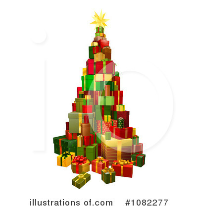 Royalty-Free (RF) Christmas Gifts Clipart Illustration by AtStockIllustration - Stock Sample #1082277