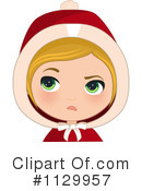 Christmas Girl Clipart #1129957 by Melisende Vector