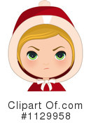 Christmas Girl Clipart #1129958 by Melisende Vector