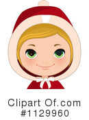 Christmas Girl Clipart #1129960 by Melisende Vector