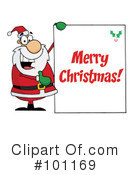 Christmas Greeting Clipart #101169 by Hit Toon