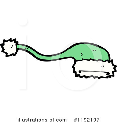 Royalty-Free (RF) Christmas Hat Clipart Illustration by lineartestpilot - Stock Sample #1192197