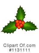 Christmas Holly Clipart #1131111 by dero