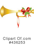 Christmas Horn Clipart #436253 by Pams Clipart
