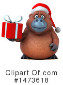 Christmas Orangutan Clipart #1473618 by Julos