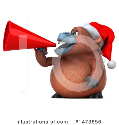 Christmas Orangutan Clipart #1473656 by Julos