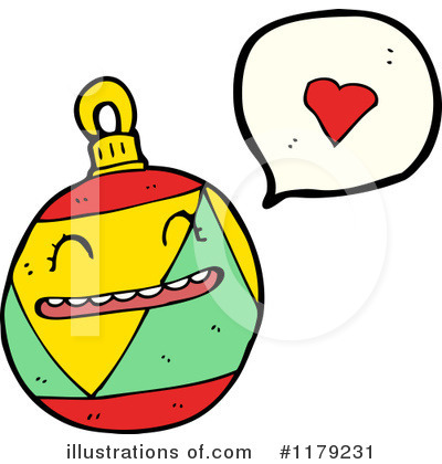 Royalty-Free (RF) Christmas Ornament Clipart Illustration by lineartestpilot - Stock Sample #1179231