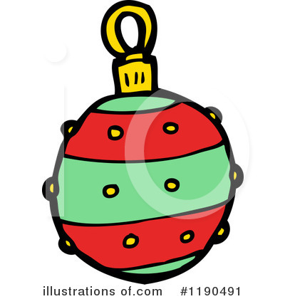 Royalty-Free (RF) Christmas Ornament Clipart Illustration by lineartestpilot - Stock Sample #1190491