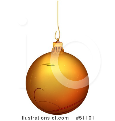 Royalty-Free (RF) Christmas Ornament Clipart Illustration by dero - Stock Sample #51101
