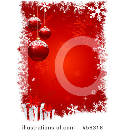Royalty-Free (RF) Christmas Ornament Clipart Illustration by KJ Pargeter - Stock Sample #58318