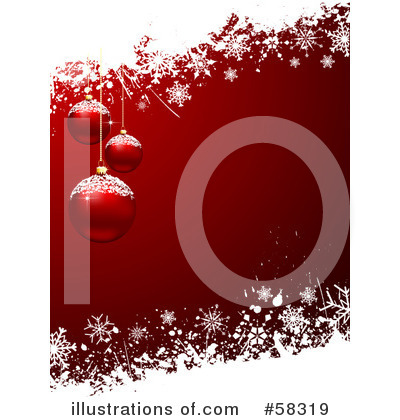 Royalty-Free (RF) Christmas Ornament Clipart Illustration by KJ Pargeter - Stock Sample #58319