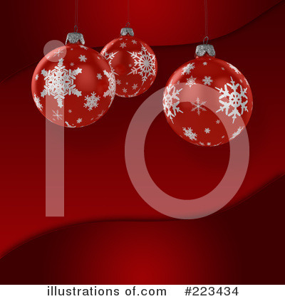 Royalty-Free (RF) Christmas Ornaments Clipart Illustration by stockillustrations - Stock Sample #223434