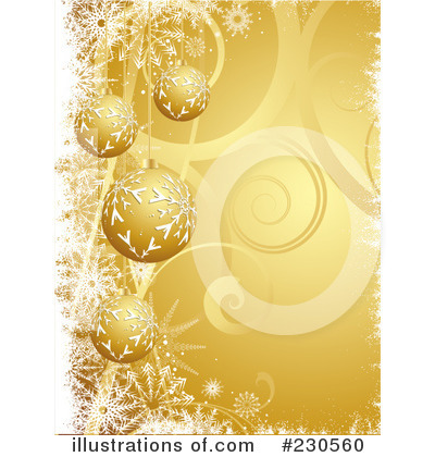 Royalty-Free (RF) Christmas Ornaments Clipart Illustration by KJ Pargeter - Stock Sample #230560
