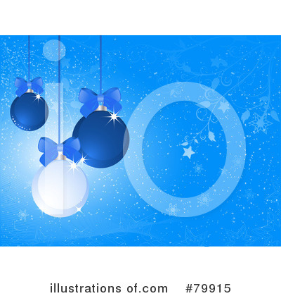 Royalty-Free (RF) Christmas Ornaments Clipart Illustration by elaineitalia - Stock Sample #79915