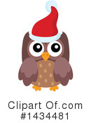 Christmas Owl Clipart #1434481 by visekart