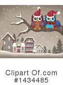 Christmas Owl Clipart #1434485 by visekart