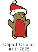 Christmas Penguin Clipart #1117875 by lineartestpilot