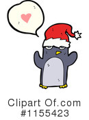 Christmas Penguin Clipart #1155423 by lineartestpilot
