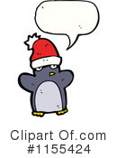 Christmas Penguin Clipart #1155424 by lineartestpilot