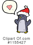 Christmas Penguin Clipart #1155427 by lineartestpilot