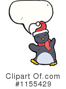 Christmas Penguin Clipart #1155429 by lineartestpilot