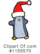 Christmas Penguin Clipart #1155570 by lineartestpilot