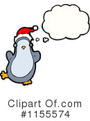 Christmas Penguin Clipart #1155574 by lineartestpilot
