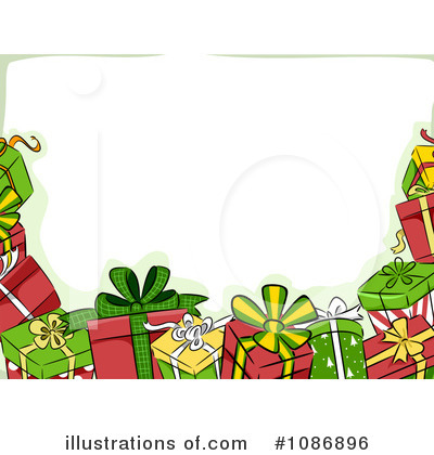 Royalty-Free (RF) Christmas Present Clipart Illustration by BNP Design Studio - Stock Sample #1086896