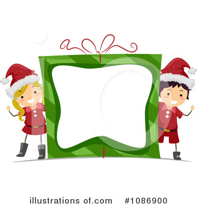 Royalty-Free (RF) Christmas Present Clipart Illustration by BNP Design Studio - Stock Sample #1086900