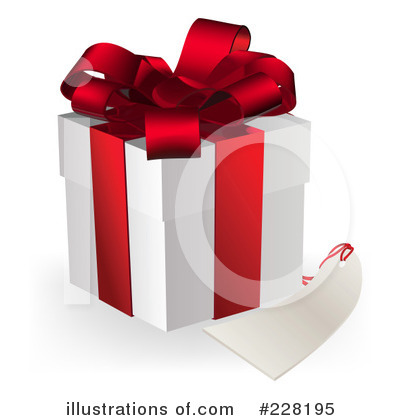 Royalty-Free (RF) Christmas Present Clipart Illustration by AtStockIllustration - Stock Sample #228195