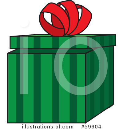 Royalty-Free (RF) Christmas Present Clipart Illustration by Rosie Piter - Stock Sample #59604