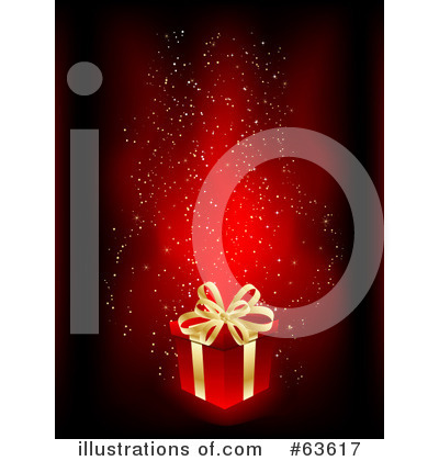 Royalty-Free (RF) Christmas Present Clipart Illustration by KJ Pargeter - Stock Sample #63617