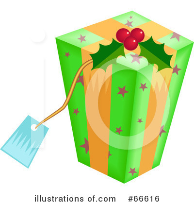 Royalty-Free (RF) Christmas Present Clipart Illustration by Prawny - Stock Sample #66616