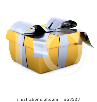 Royalty-Free (RF) Christmas Presents Clipart Illustration by KJ Pargeter - Stock Sample #58328