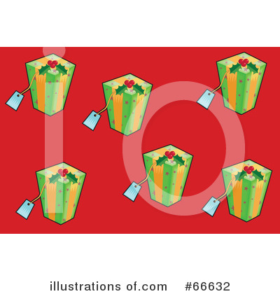 Royalty-Free (RF) Christmas Presents Clipart Illustration by Prawny - Stock Sample #66632