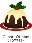 Christmas Pudding Clipart #1077394 by elaineitalia