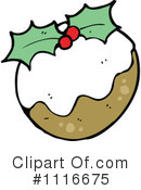 Christmas Pudding Clipart #1116675 by lineartestpilot
