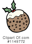 Christmas Pudding Clipart #1149772 by lineartestpilot