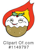 Christmas Pudding Clipart #1149797 by lineartestpilot