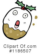 Christmas Pudding Clipart #1186507 by lineartestpilot