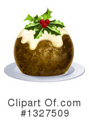 Christmas Pudding Clipart #1327509 by AtStockIllustration