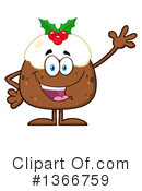 Christmas Pudding Clipart #1366759 by Hit Toon