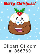 Christmas Pudding Clipart #1366769 by Hit Toon