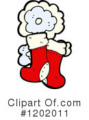 Christmas Stockings Clipart #1202011 by lineartestpilot