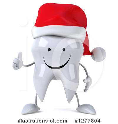 Christmas Tooth Clipart #1277804 by Julos