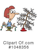 Christmas Tree Clipart #1048356 by toonaday